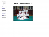 aikido-wirbel-wedding.de Webseite Vorschau