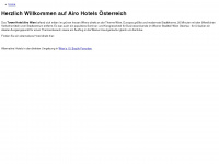 airo-hotels.at Webseite Vorschau
