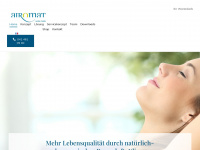 airomat.ch Webseite Vorschau