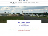 airpark-riesa.de Webseite Vorschau