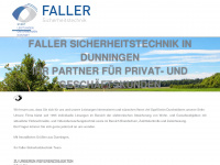 faller-sicherheitstechnik.de Webseite Vorschau