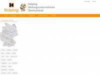kolping-bildungsunternehmen.de Webseite Vorschau