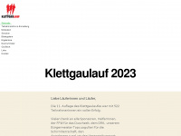 klettgaulauf.com Webseite Vorschau