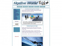 skydiveworld.com Webseite Vorschau
