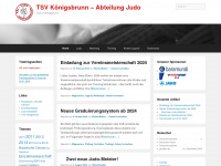 koenigsbrunn-judo.de Webseite Vorschau