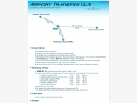 airport-transfer-ulm.de Webseite Vorschau