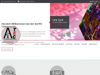 aixtec-components.de Webseite Vorschau