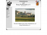 ak-burgrothenfels.de Webseite Vorschau