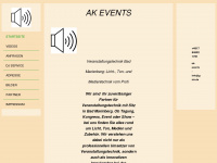 ak-events.de Webseite Vorschau