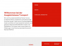 ak-transport.ch Webseite Vorschau