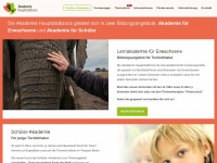akademie-hauptstadtzoos.de Webseite Vorschau
