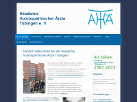 akademie-homoeopathie-tuebingen.de Webseite Vorschau