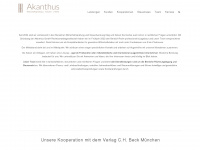 akanthus-wpg.de Webseite Vorschau