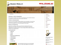 akazien-wabe.ch Webseite Vorschau