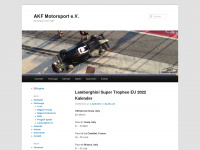 akf-motorsport.de Webseite Vorschau