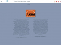 akim.ch Webseite Vorschau