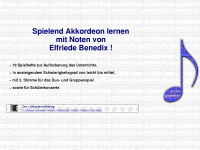 akkordeon-benedix.de Webseite Vorschau