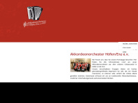 akkordeon-hoefen.de Webseite Vorschau