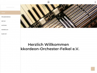 akkordeon-orchester-felkel.de Webseite Vorschau
