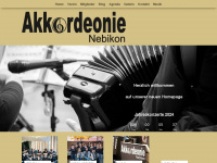 akkordeonie.ch Webseite Vorschau