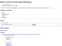 informatik.uni-halle.de Webseite Vorschau