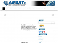 amsat-dl.org Webseite Vorschau