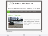 akmlandschaftundgarten.de Webseite Vorschau