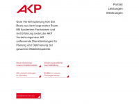 akpag.ch Webseite Vorschau