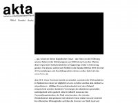 akta.at Webseite Vorschau