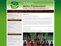 aktion-friedensdorf-mg.de Webseite Vorschau