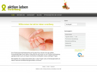 aktionleben-vorarlberg.at Webseite Vorschau