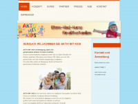 aktiv-mit-kids.de Webseite Vorschau
