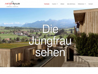 aktivhaus.ch Webseite Vorschau