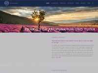 akupunktur-tuinatherapie.ch Webseite Vorschau
