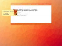 akupunkturpraxis-aachen.de Webseite Vorschau