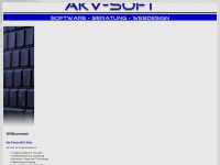akv-soft.de Webseite Vorschau