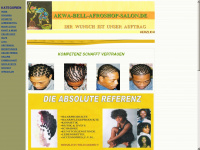 akwa-bell-afroshop-salon.de Webseite Vorschau