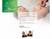 akzent-physiotherapie.de Webseite Vorschau