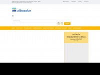 albasolar.ch Webseite Vorschau