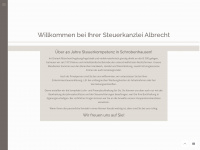 albrecht-steuerbuero.de Webseite Vorschau