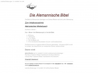 alemannischebibel.de Webseite Vorschau