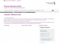 alerheim-evangelisch.de Webseite Vorschau