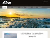 alex-usedom.de Webseite Vorschau