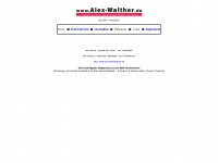 alex-walther.de Webseite Vorschau