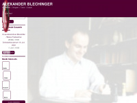 alexanderblechinger.at Webseite Vorschau