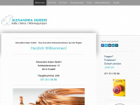 alexandrahuber.ch Webseite Vorschau