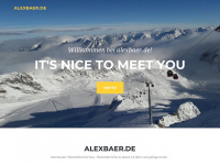 alexbaer.de Webseite Vorschau