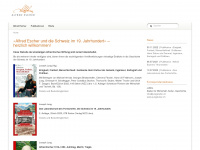 alfred-escher.ch Webseite Vorschau
