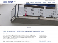 alfred-oetterli-metallbau.ch Webseite Vorschau