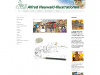 alfred-neuwald.com Webseite Vorschau